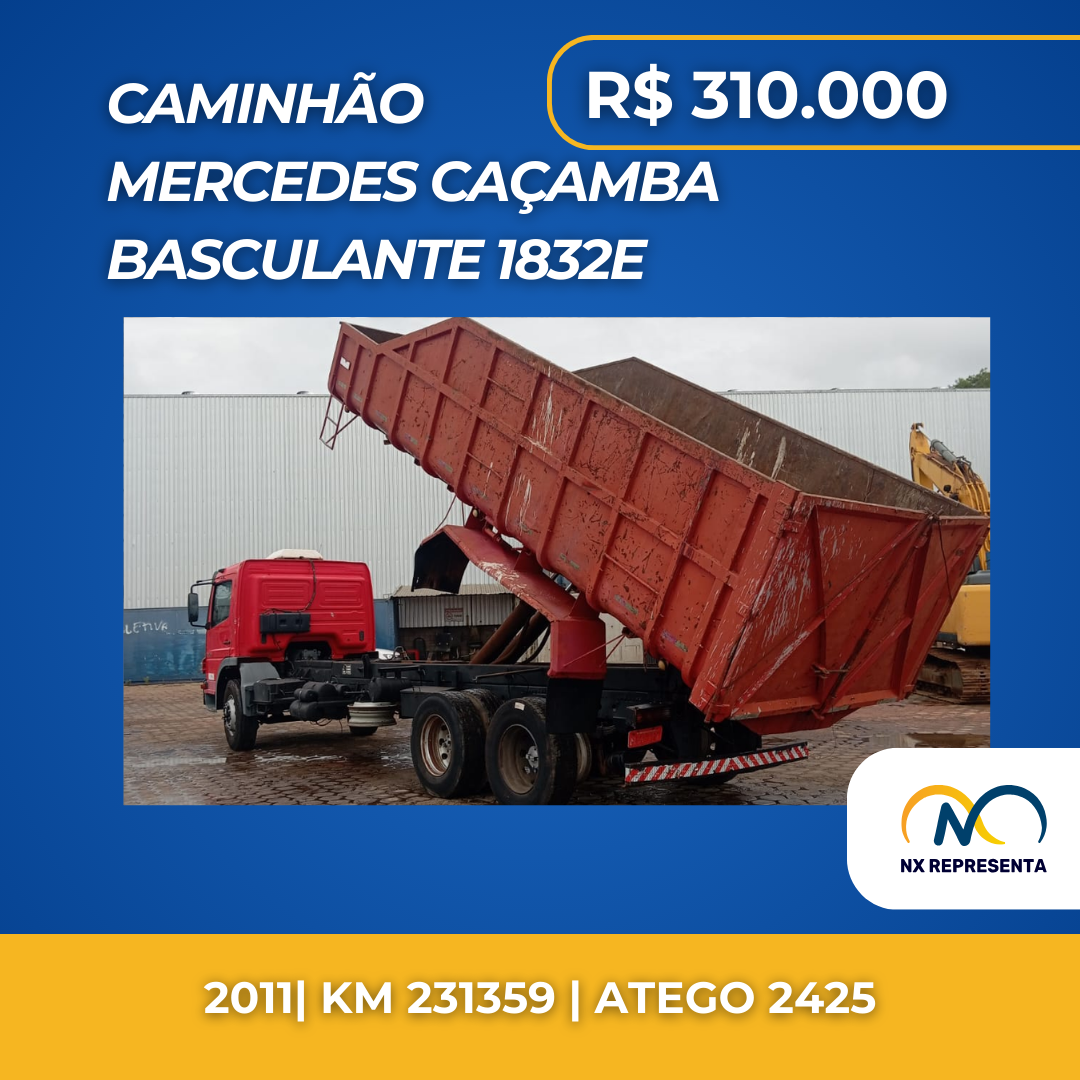 Caminhão  Mercedes Caçamba Basculante 1832E
