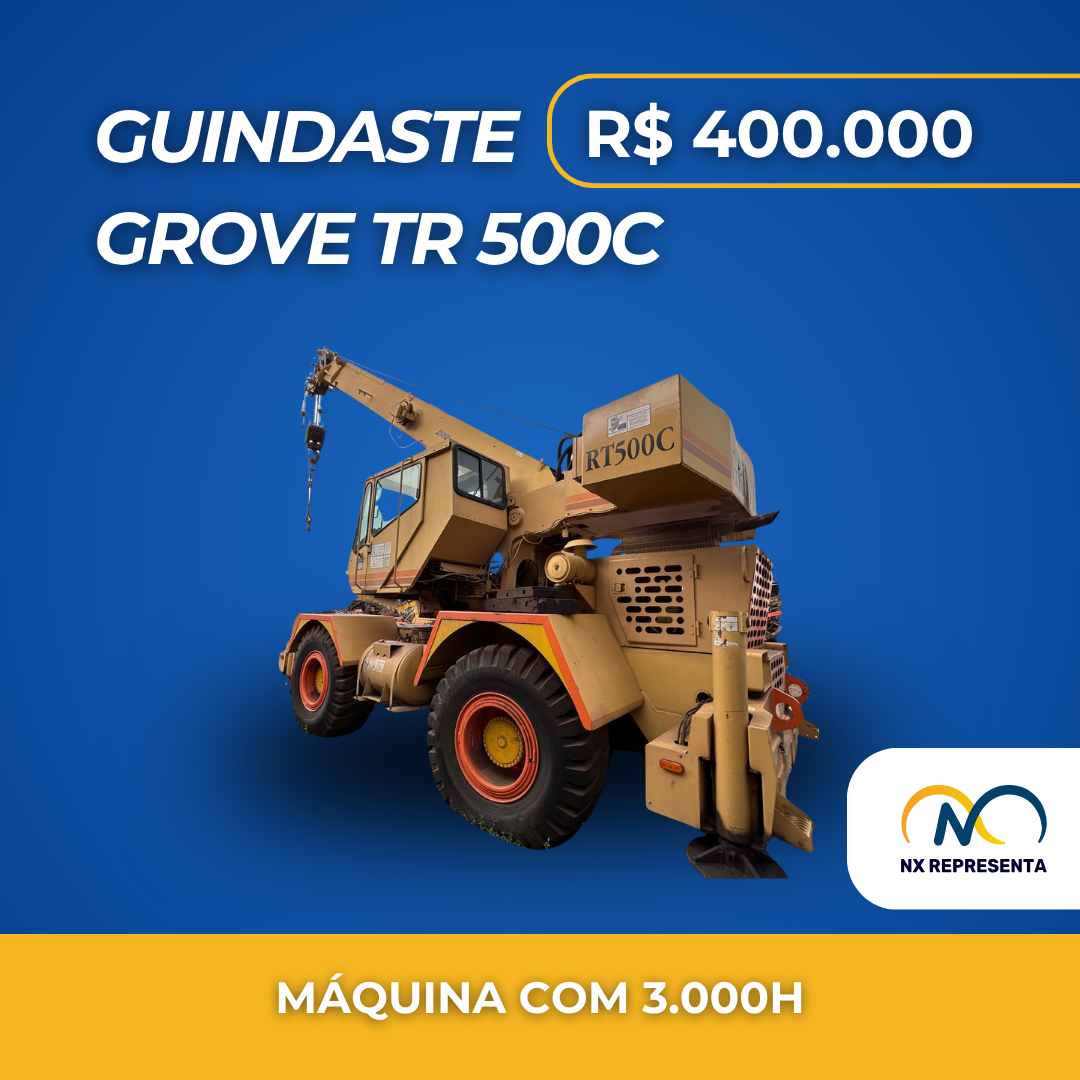 Guindaste Telescópio Grove RT500C