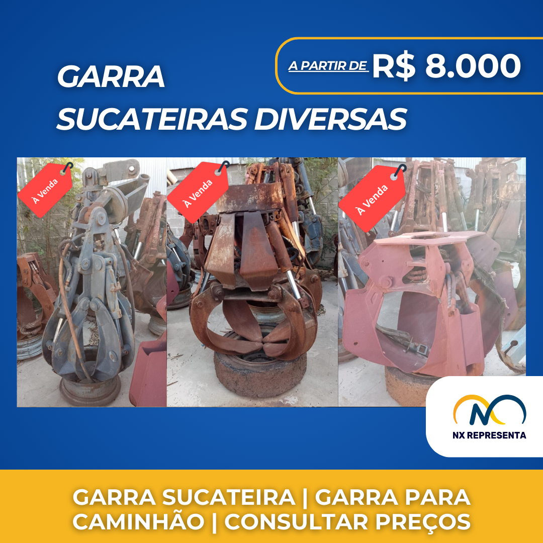Garra Sucateiras Diversas